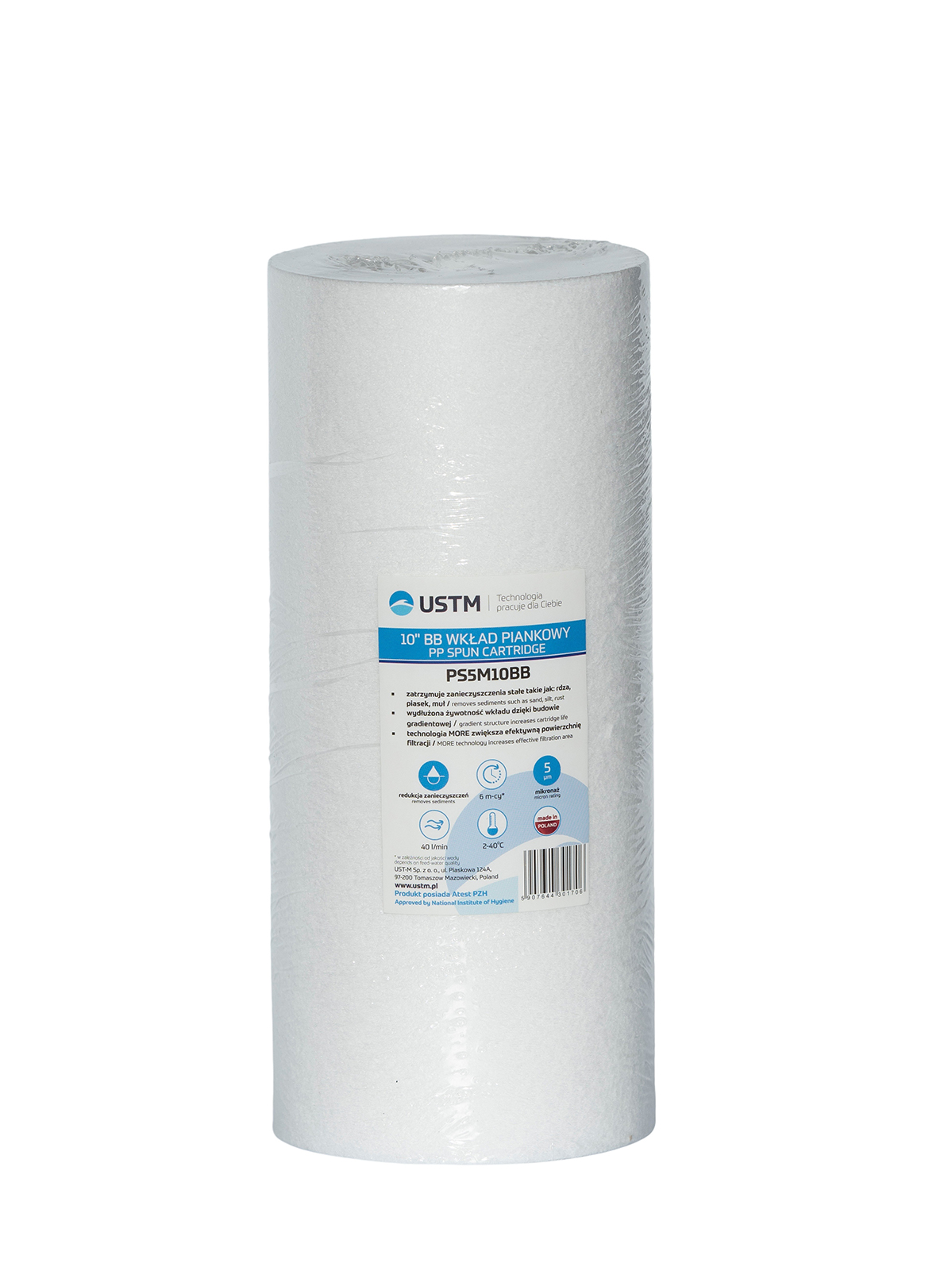 Cartus filtru Big Blue 10” USTM 5 MICRONI 1 cartus big blue 10 ustm 5 microni 8923 1 16692756416011