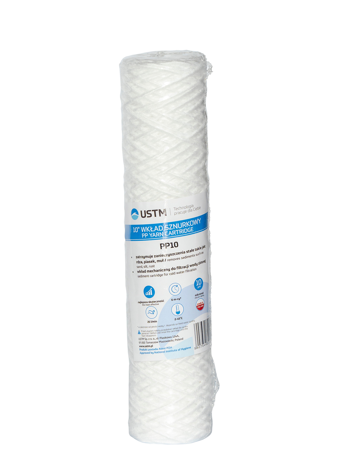 Cartus infasurat textil impuritati 10” USTM 10 MICRONI 1 cartus infasurat textil impuritati 10 ustm 10 m 8948 1 16692873284046