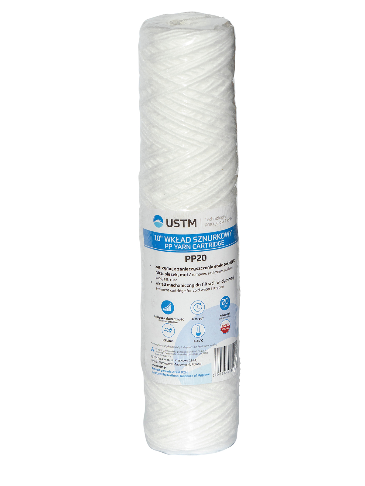 Cartus infasurat textil impuritati 10” USTM 20 MICRONI 1 cartus infasurat textil impuritati 10 ustm 20 m 8949 1 1669287416834