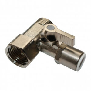 Conector metal cu robinet 1/2*3/8*1/2 cu conectare rapida furtun 3/8