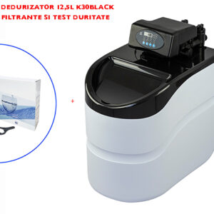 Dedurizator apă tip cabinet cu 12,5 litri de răşină cu valva 3/4” RX