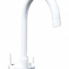 Robinet cu 3 cai CLASSIC GRANIT ALB 201 WH-GR