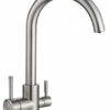 Robinet cu 3 cai Mat PERFECT 106 SS 3 robinet 3 cai mat perfect