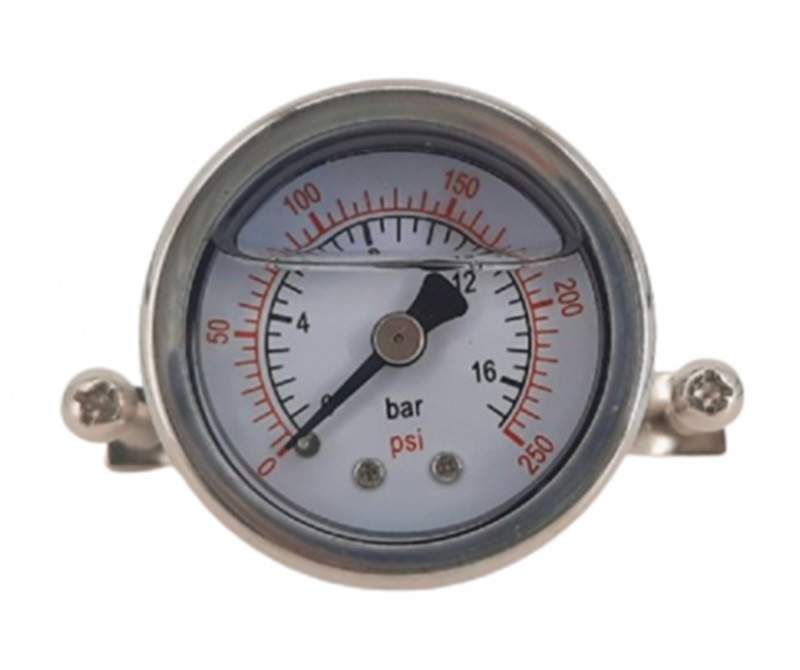 Manometru presiune 1,5" 16 bar pentru Osmoza Inversa 1 manometru 16 bar 1 5