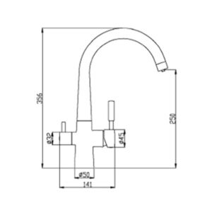 robinet 3 cai 213 black 1