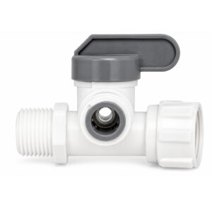 Robinet plastic 1/2" filet exterior , 1/2" filet interior si conectare furtun 1/2"