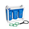Set de 3 carcase BIG BLUE 10" cu suport metalic HHBB10B